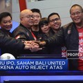 Baru IPO Saham Bali United Terkena Auto Reject Atas