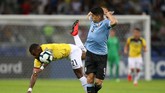 Pertandingan perdana Grup C Copa America 2019 melibatkan Uruguay, pemilik gelar terbanyak di Copa America (15), dan Ekuador di Stadion Minerao, Belo Horizonte. (REUTERS/Edgard Garrido)