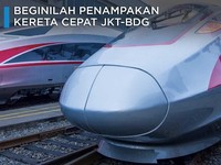 Ini Lho Penampakan Kereta Cepat Jakarta-Bandung