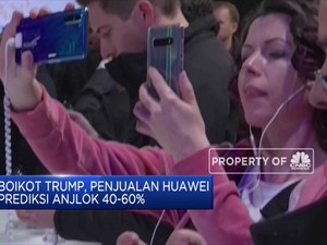 Diboikot Trump, Penjualan Huawei Diprediksi Turun Hingga 60%
