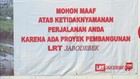 VIDEO: Jalan Setiabudi Tengah Ditutup untuk Proyek LRT