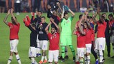 Kemenangan besar atas Jepang menjadi sinyal awal yang bagus bagi Chile untuk mempertahankan gelar juara Copa America. (REUTERS/Amanda Perobelli)
