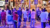 Gempa bumi berkekuatan 6 skala Richter yang mengguncang wilayah barat daya China pada Selasa (18/6). (China Daily via REUTERS)