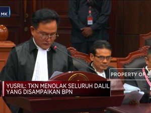 Kuasa Hukum TKN Memohon MK Terima Eksepsi 01