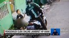 VIDEO: Pengemudi Ojek Online Jambret HP Anak