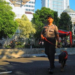 Anjing Pelacak Ikut Amankan Sidang Sengketa Pilpres di MK