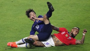 FOTO: Cile Buat Jepang Bertekuk Lutut di Copa America 2019