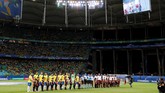 Brasil dan Venezuela menjalani laga kedua Copa America di Arena Fonte Nova. Dalam laga pertama Brasil menang 3-0 atas Bolivia dan Venezuela bermain imbang 0-0 dengan Peru. (REUTERS/Rodolfo Buhrer)