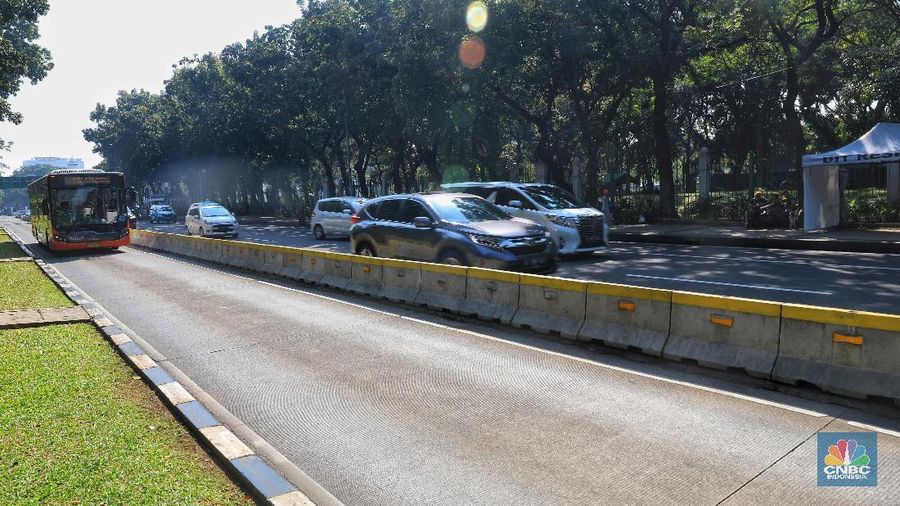 Jelang sidang Sengketa Pipres 2019 ketiga, tidak adanya peralihan lalu lintas di sekitaran gedung MK.