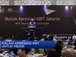 MRT Jakarta Berikan Penghargaan Pada CNBC Indonesia