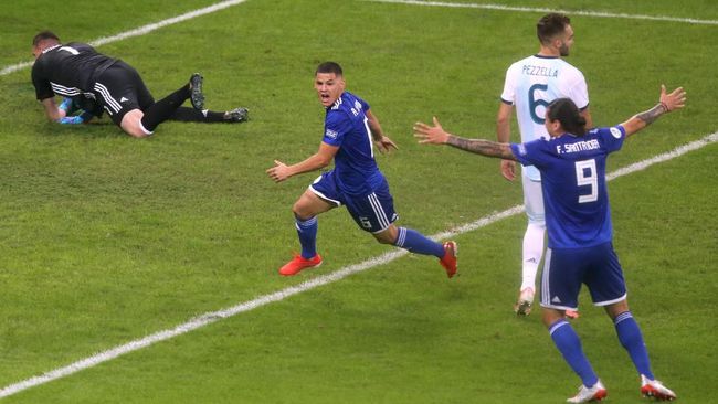 Argentina Tertinggal dari Paraguay di Babak Pertama