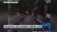 VIDEO: Polantas Jadi Korban Tabrak Lari