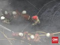 Pabrik Gudang Limbah Plastik di Kalideres Terbakar