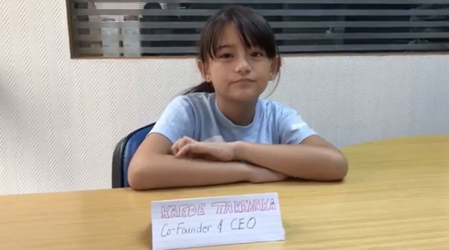 Perempuan berusia 10 tahun itu bernama Kaede Takenaka. Gadis asal Thailand yang jadi Pendiri dan CEO perusahaan blockchain.