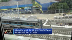 Proyek MRT Fase II Ditargetkan Rampung Pada 2024
