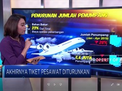 Akhirnya Tiket Pesawat Diturunkan