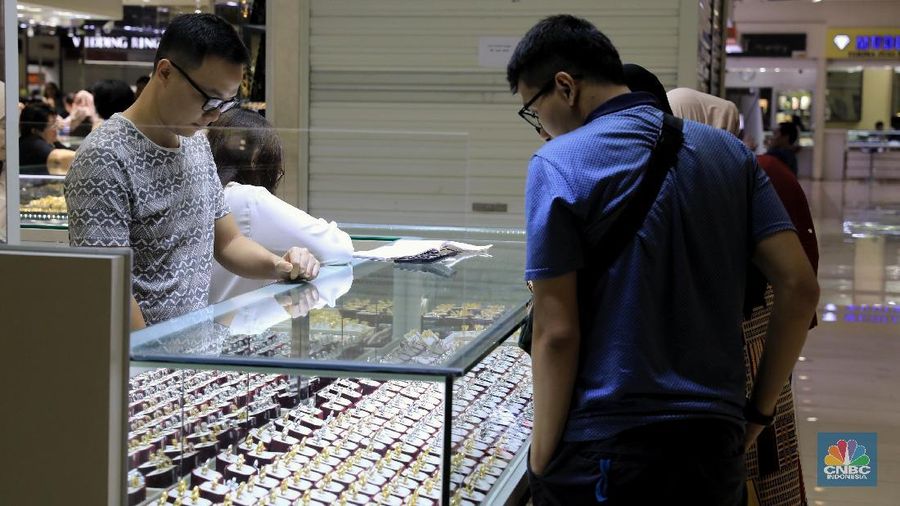 BPS mencatat, salah satu faktor penyebab inflasi Juni adalah harga emas.