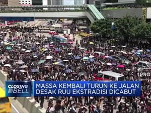 Demo Warga Hong Kong Berlanjut, Desak RUU Ekstradisi Dicabut