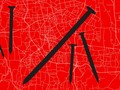 INFOGRAFIS: Zona Merah Ranjau Paku di Jakarta
