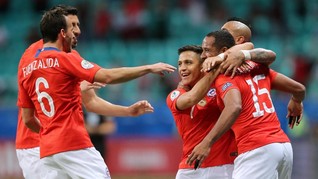 Hasil Copa America 2019: Chile Menang 2-1 atas Ekuador