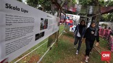 Acara bertajuk 'Semasa Piknik dan Pasar Raia Keliling' ini digelar oleh Dewan Kerajinan Nasional (Dekranasda) Pemprov DKI untuk memperingati HUT DKKI Jakarta ke-492. (CNN Indonesia/Hesti Rika)
