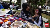 Acara tersebut digelar untuk memeriahkan perayaan Hari Ulang Tahun (HUT) DKI Jakarta ke-492 selama dua hari mulai 22-23 Juni 2019. (CNN Indonesia/Hesti Rika)