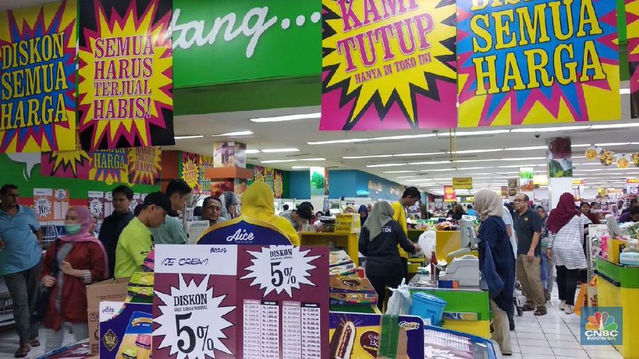 Heboh Giant Tutup, Diskon Sampai Isu PHK Besar-besaran