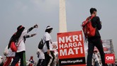 Acara ini juga digelar untuk acara juga digelar untuk merajut kembali persatuan dan kesatuan Indonesia khususnya generasi milenial. (CNN Indonesia/Andry Novelino)