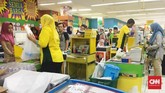 Hingga saat ini, perwakilan Hero Supermarket belum bersedia berkomentar terkait kabar rencana penutupan enam gerai Giant. (CNN Indonesia/Andry Novelino)