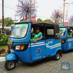 Dengan Bantuan Grab, Bajay Kini Bisa Bersaing Melawan Zaman