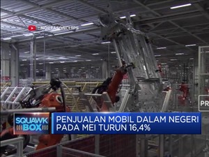Penjualan Mobil Domestik pada Mei Turun 16,4%