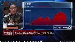 Neraca Perdagangan Mei 2019 Surplus USD 210 Juta
