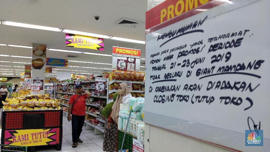 Gerai Giant Mampang yang Akan Tutup (²©²ÊÍøÕ¾/ Andrean Kristianto)