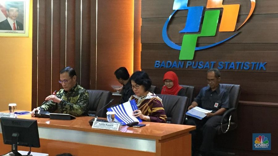 Badan Pusat Statistik (BPS) merilis laporan neraca dagang per Mei 2019.
