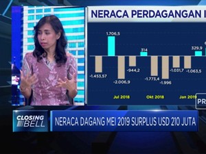 Impor Turun, Neraca Dagang Mei Surplus