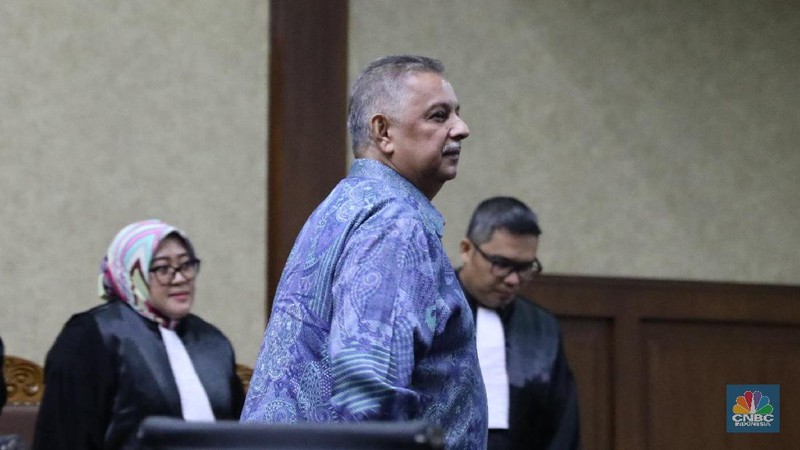 Mantan Direktur Utama PT PLN, Sofyan Basir jalani sidang perdana di Pengadilan Tindak Pidana Korupsi Jakarta, Senin (24/6/2019).