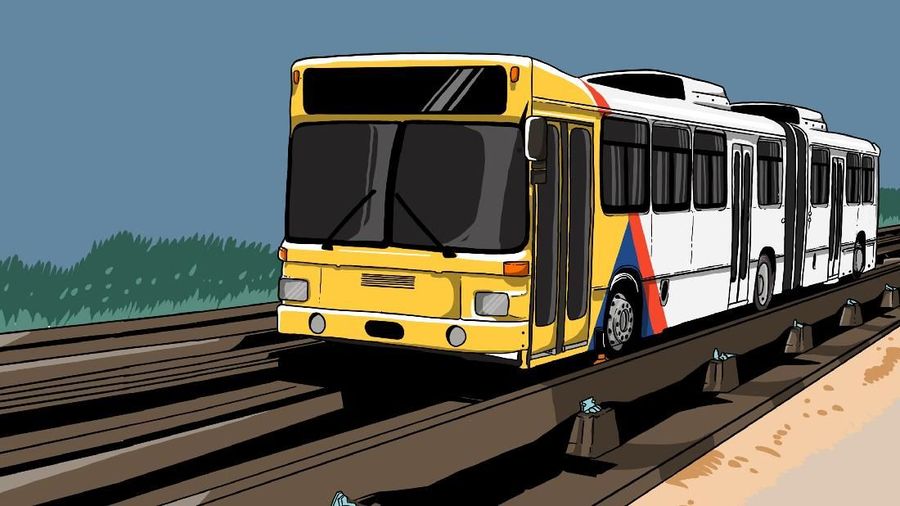Wacana pengembangan O-Bahn untuk mengatasi macet masih sebatas kajian, dan akan ada studi banding.