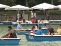VIDEO: Dilanda Gelombang Panas, Warga Madrid Kumpul di Danau