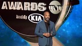 Aktor Jeffrey Wright yang terkenal lewat film The Hunger Games dan James Bond menjadi salah satu pemberi penghargaan di NBA Awards 2019. (Kevin Winter/Getty Images for Turner Sports/AFP)
