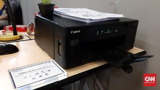 Printer Tinta Isi Ulang Canon Bisa Kirim Data Secara Nirkabel