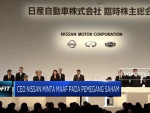CEO Nissan Minta Maaf pada Pemegang Saham