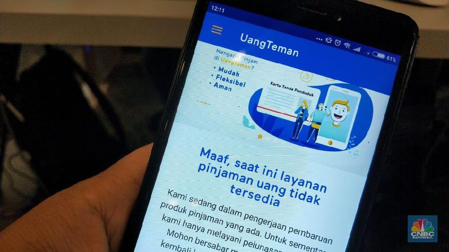 Diketahui Uang Teman saat ini sedang memperbaiki kendala teknis karena tidak bisa mencairkan dana pinjaman.