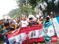 Puluhan Massa Aksi Tahlil Akbar 266 di Bawah Umur
