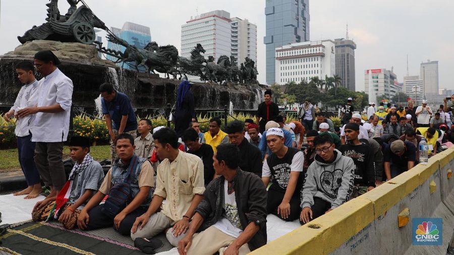 Aksi tersebut bertepatan dengan jelang putusan sengketa Pilpres 2019.