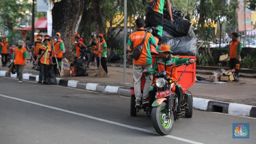 Massa sempat menggelar aksi kawal MK yang di sekitar kawasan Patung Kuda.
