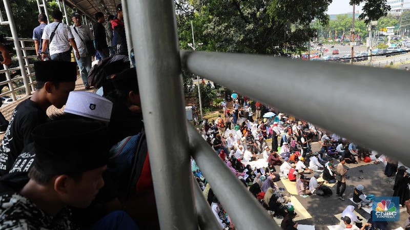 Aksi tersebut bertepatan dengan jelang putusan sengketa Pilpres 2019.