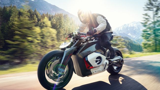 BMW Pamer Konsep Motor Listrik Baru Ala Mesin Boxer