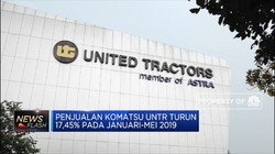 Penjualan Komatsu UNTR Turun 17,45% di Januari-Mei 2019