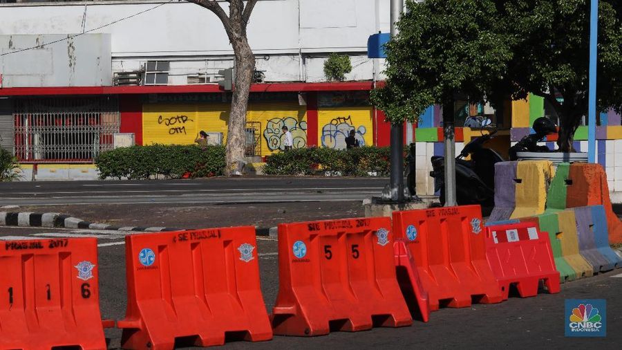 Jelang putusan sengketa Pilpres 2019 nanti sejumlah ruas jalan disterilkan dari pagi.
