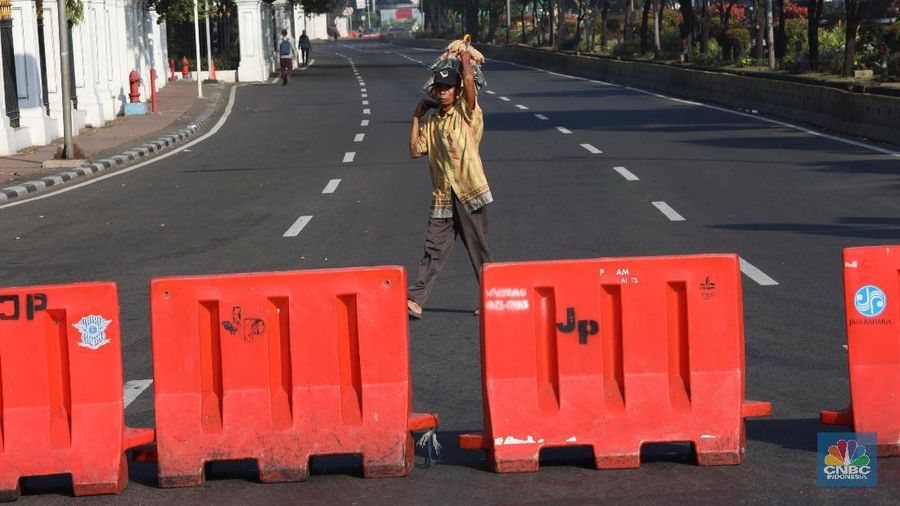 Jelang putusan sengketa Pilpres 2019 nanti sejumlah ruas jalan disterilkan dari pagi.